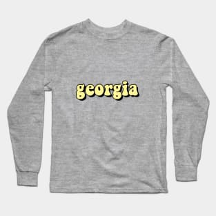 Georgia Soft Yellow Long Sleeve T-Shirt